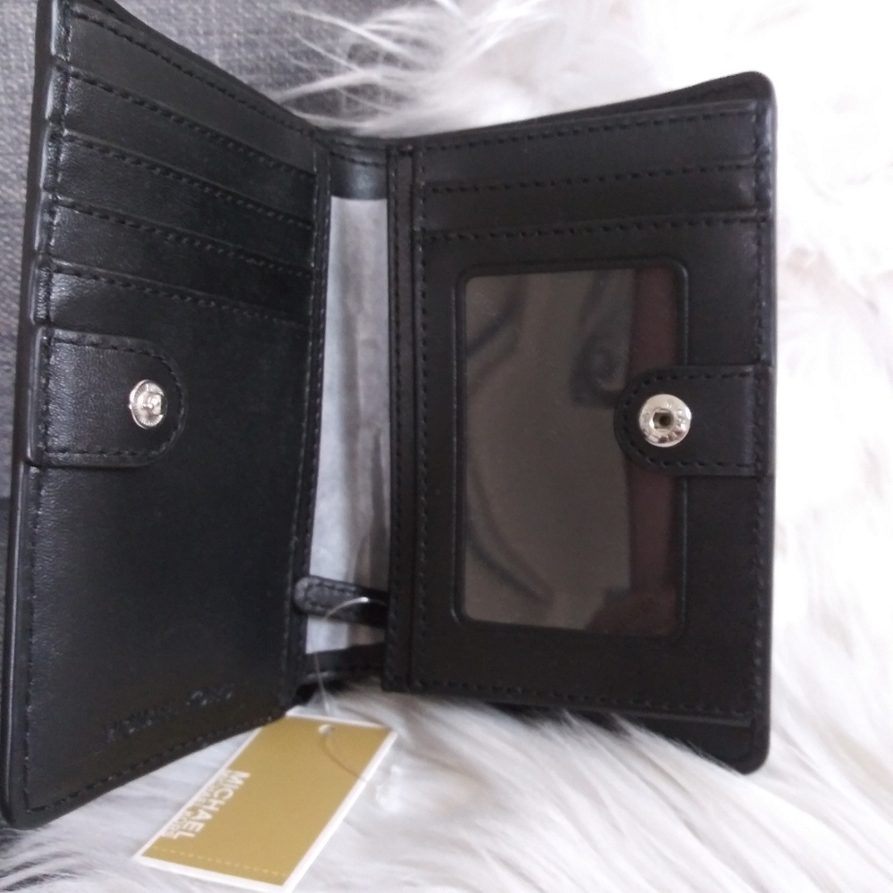 NWT MICHAEL KORS LEATHER JET SET CHARM MEDIUM SLIM - Picture 5 of 11